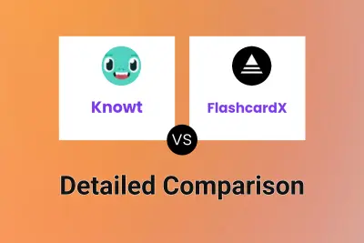 Knowt vs FlashcardX Detailed comparison features, price