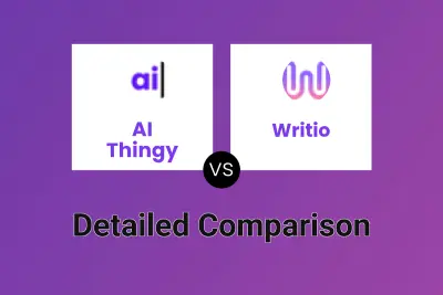 AI Thingy vs Writio Detailed comparison features, price