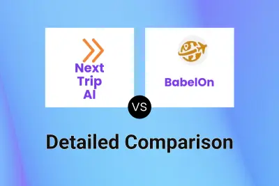 Next Trip AI vs BabelOn Detailed comparison features, price