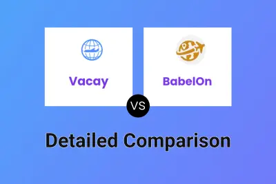 Vacay vs BabelOn Detailed comparison features, price