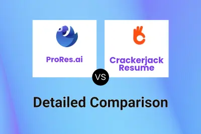 ProRes.ai vs Crackerjack Resume Detailed comparison features, price