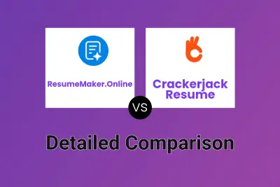 ResumeMaker.Online vs Crackerjack Resume Detailed comparison features, price