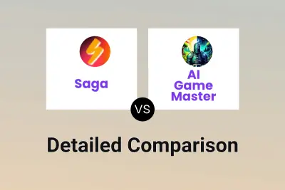 Saga vs AI Game Master Detailed comparison features, price