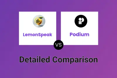 LemonSpeak vs Podium Detailed comparison features, price