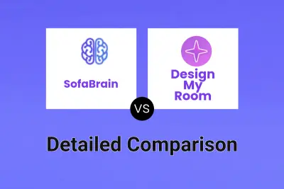 SofaBrain vs Design My Room Detailed comparison features, price