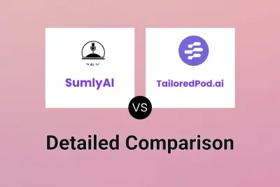 SumlyAI vs TailoredPod.ai Detailed comparison features, price