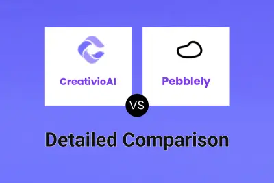 CreativioAI vs Pebblely Detailed comparison features, price