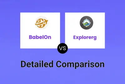 BabelOn vs Explorerg Detailed comparison features, price