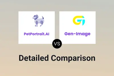 PetPortrait.AI vs Gen-Image Detailed comparison features, price