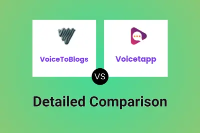 VoiceToBlogs vs Voicetapp Detailed comparison features, price