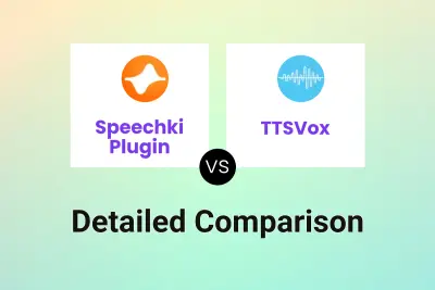 Speechki Plugin vs TTSVox Detailed comparison features, price