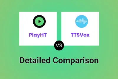 PlayHT vs TTSVox Detailed comparison features, price