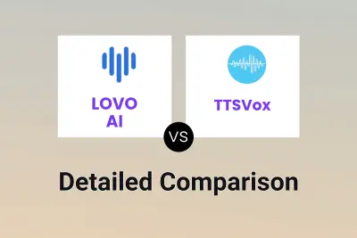 LOVO AI vs TTSVox Detailed comparison features, price