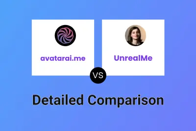 avatarai.me vs UnrealMe Detailed comparison features, price