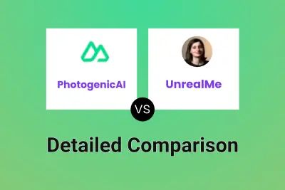 PhotogenicAI vs UnrealMe Detailed comparison features, price