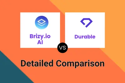 Brizy.io AI vs Durable Detailed comparison features, price