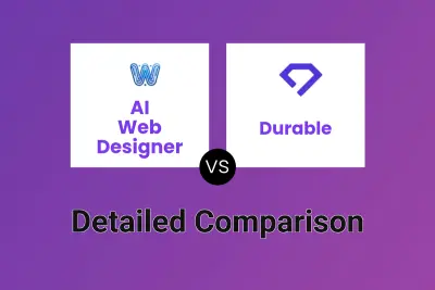 AI Web Designer vs Durable Detailed comparison features, price