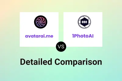 avatarai.me vs 1PhotoAI Detailed comparison features, price