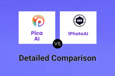 Pica AI vs 1PhotoAI Detailed comparison features, price