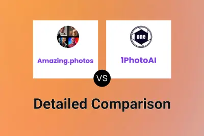 Amazing.photos vs 1PhotoAI Detailed comparison features, price