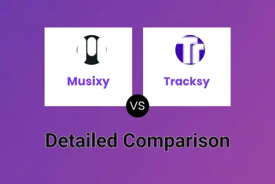 Musixy vs Tracksy Detailed comparison features, price