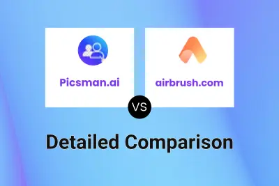 Picsman.ai vs airbrush.com Detailed comparison features, price