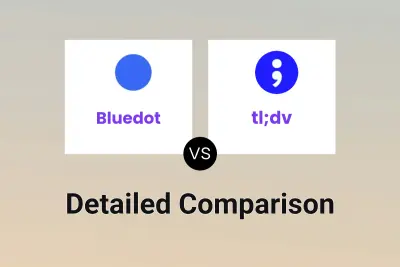 Bluedot vs tl;dv Detailed comparison features, price