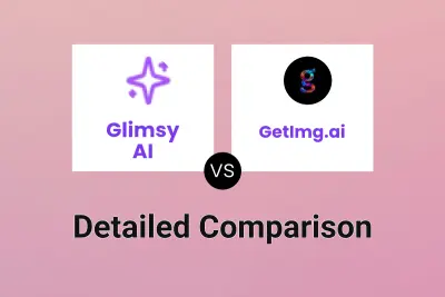 Glimsy AI vs GetImg.ai Detailed comparison features, price