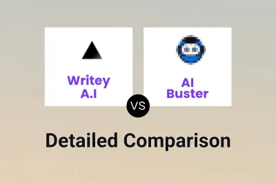 Writey A.I vs AI Buster Detailed comparison features, price