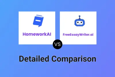 HomeworkAI vs FreeEssayWriter.ai Detailed comparison features, price