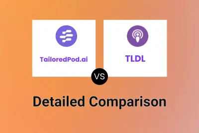 TailoredPod.ai vs TLDL Detailed comparison features, price