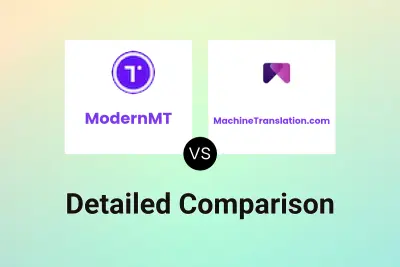 ModernMT vs MachineTranslation.com Detailed comparison features, price