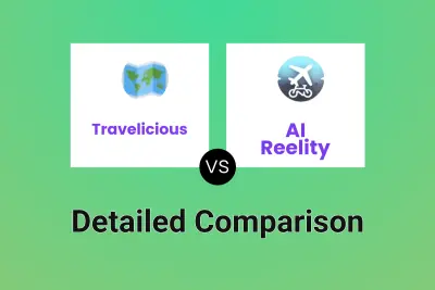 Travelicious vs AI Reelity Detailed comparison features, price