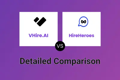 VHire.AI vs HireHeroes Detailed comparison features, price