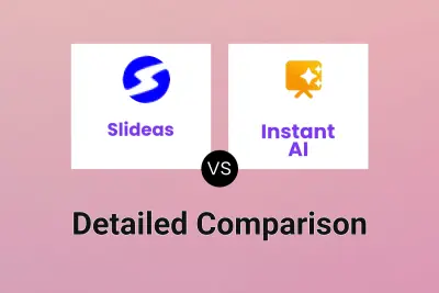 Slideas vs Instant AI Detailed comparison features, price