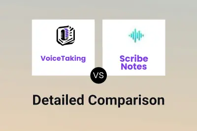 VoiceTaking vs Scribe Notes Detailed comparison features, price