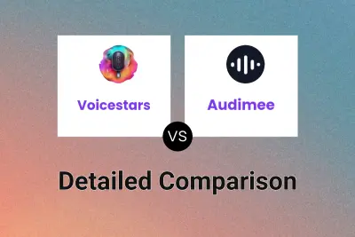 Voicestars vs Audimee Detailed comparison features, price