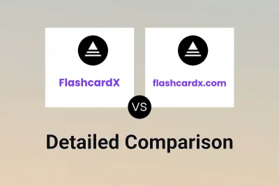 FlashcardX vs flashcardx.com Detailed comparison features, price