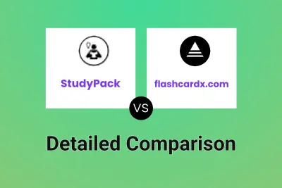 StudyPack vs flashcardx.com Detailed comparison features, price