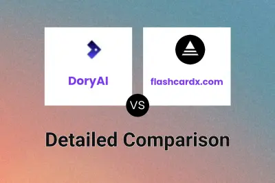 DoryAI vs flashcardx.com Detailed comparison features, price