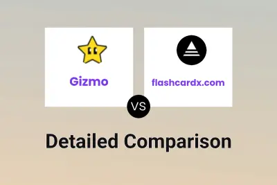 Gizmo vs flashcardx.com Detailed comparison features, price