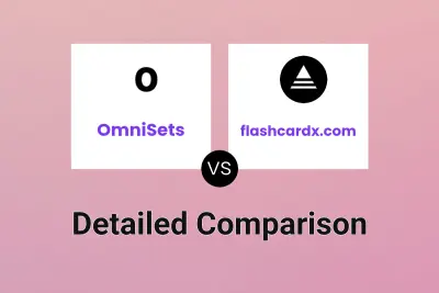 OmniSets vs flashcardx.com Detailed comparison features, price