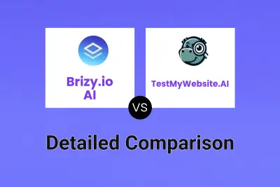 Brizy.io AI vs TestMyWebsite.AI Detailed comparison features, price