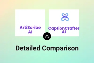 ArtiScribe AI vs CaptionCrafter AI Detailed comparison features, price