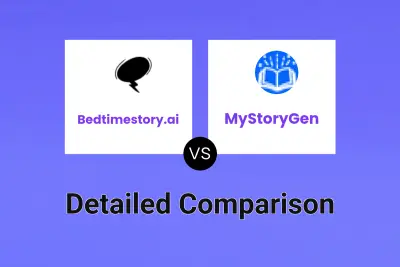 Bedtimestory.ai vs MyStoryGen Detailed comparison features, price