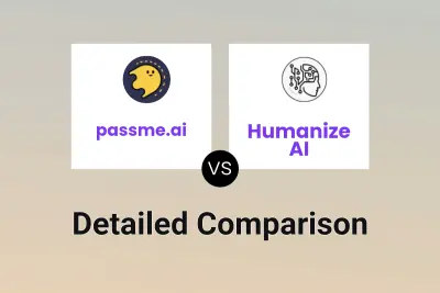 passme.ai vs Humanize AI Detailed comparison features, price