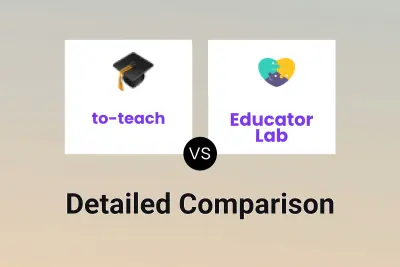 to-teach vs Educator Lab Detailed comparison features, price