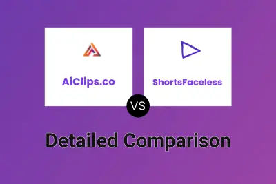 AiClips.co vs ShortsFaceless Detailed comparison features, price