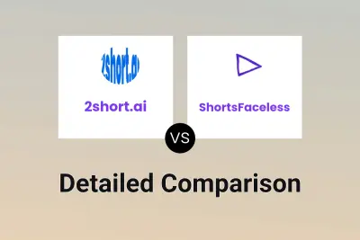 2short.ai vs ShortsFaceless Detailed comparison features, price