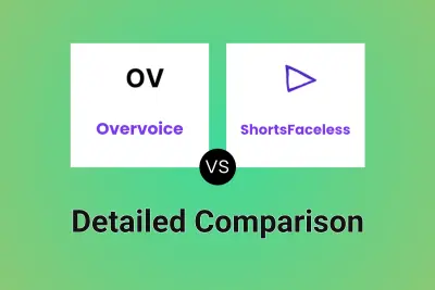 Overvoice vs ShortsFaceless Detailed comparison features, price